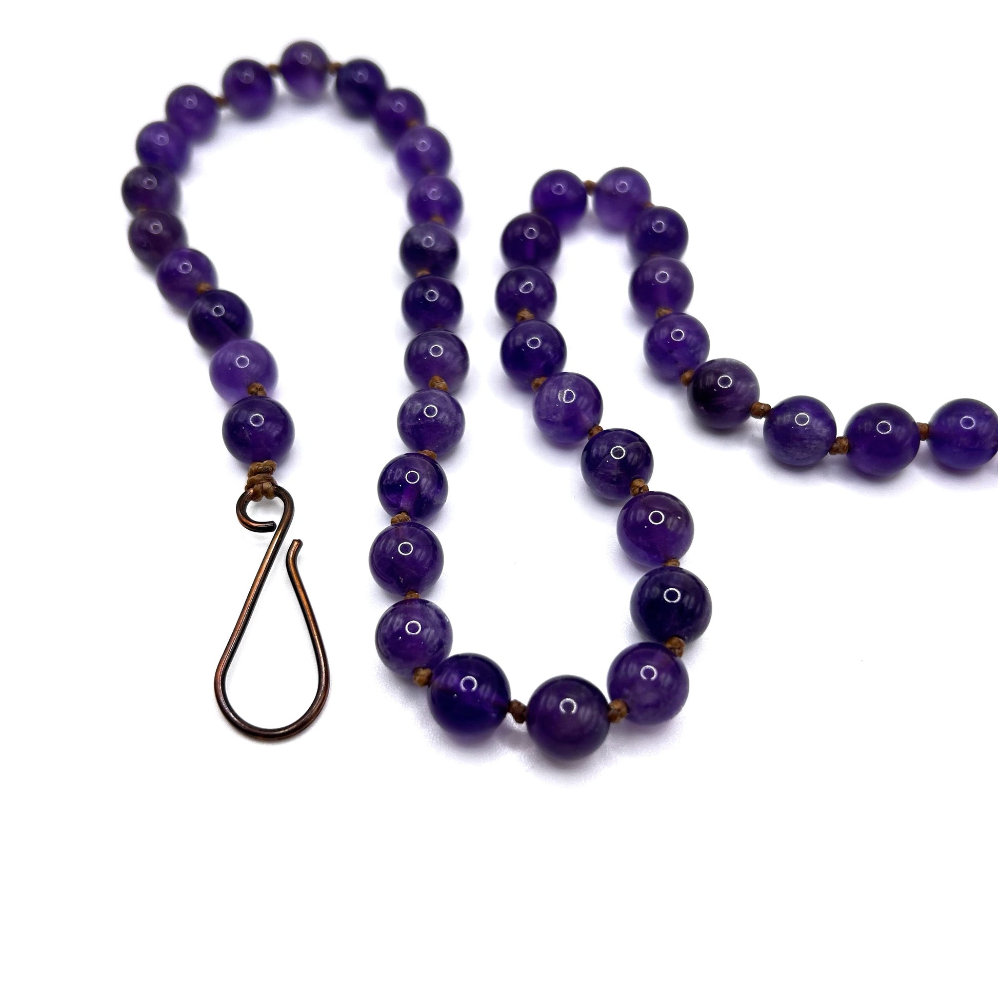 Amethyst Knotted Necklace - T. Randall Jewelry