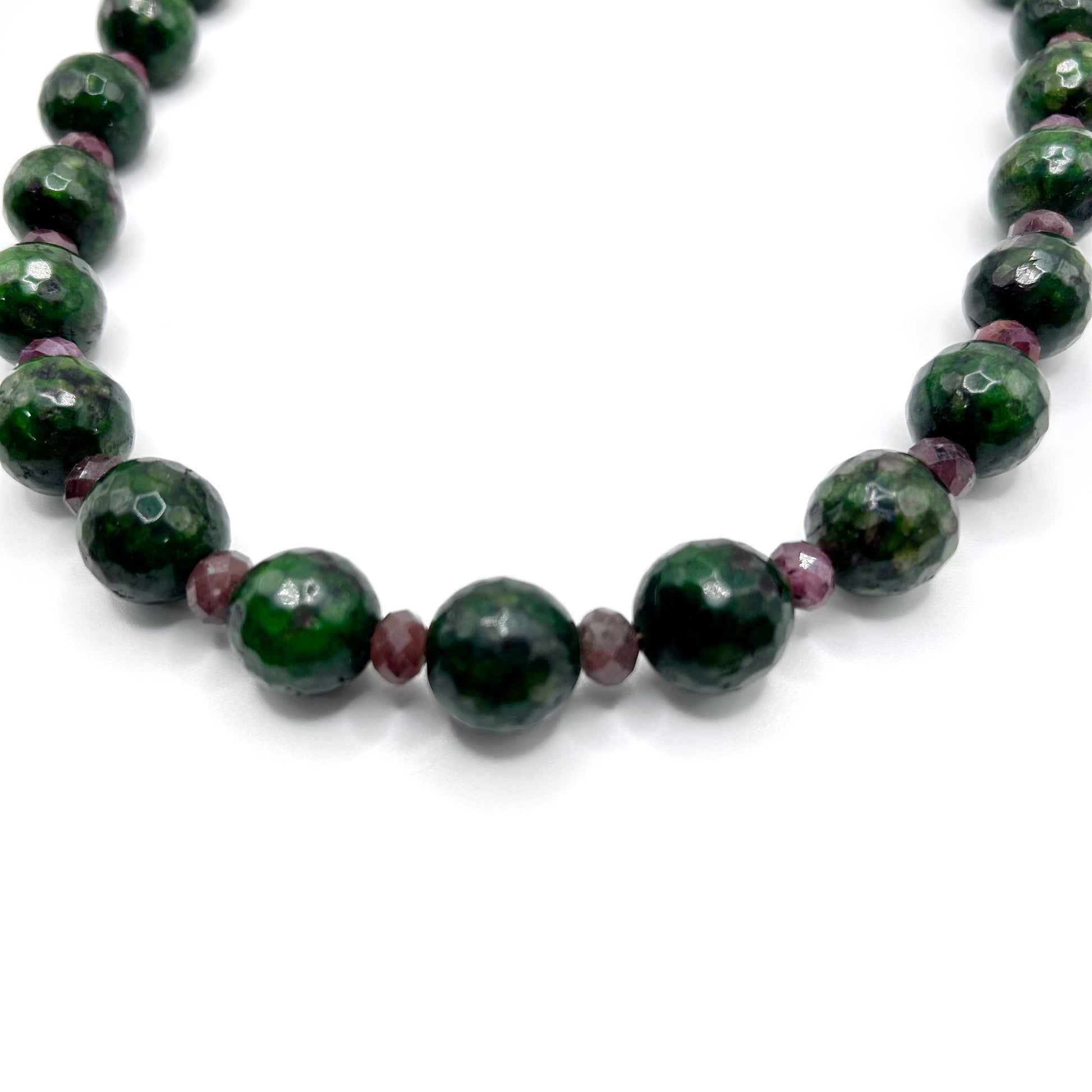 Ruby and Zoisite Collar Necklace - T. Randall Jewelry