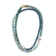 Harmony Double Strand Necklace In Ocean Breeze