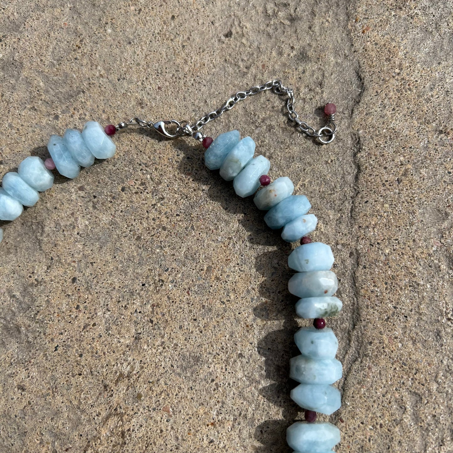 Seaside Serenity Aquamarine Necklace
