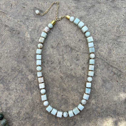 Amazonite Collar Necklace
