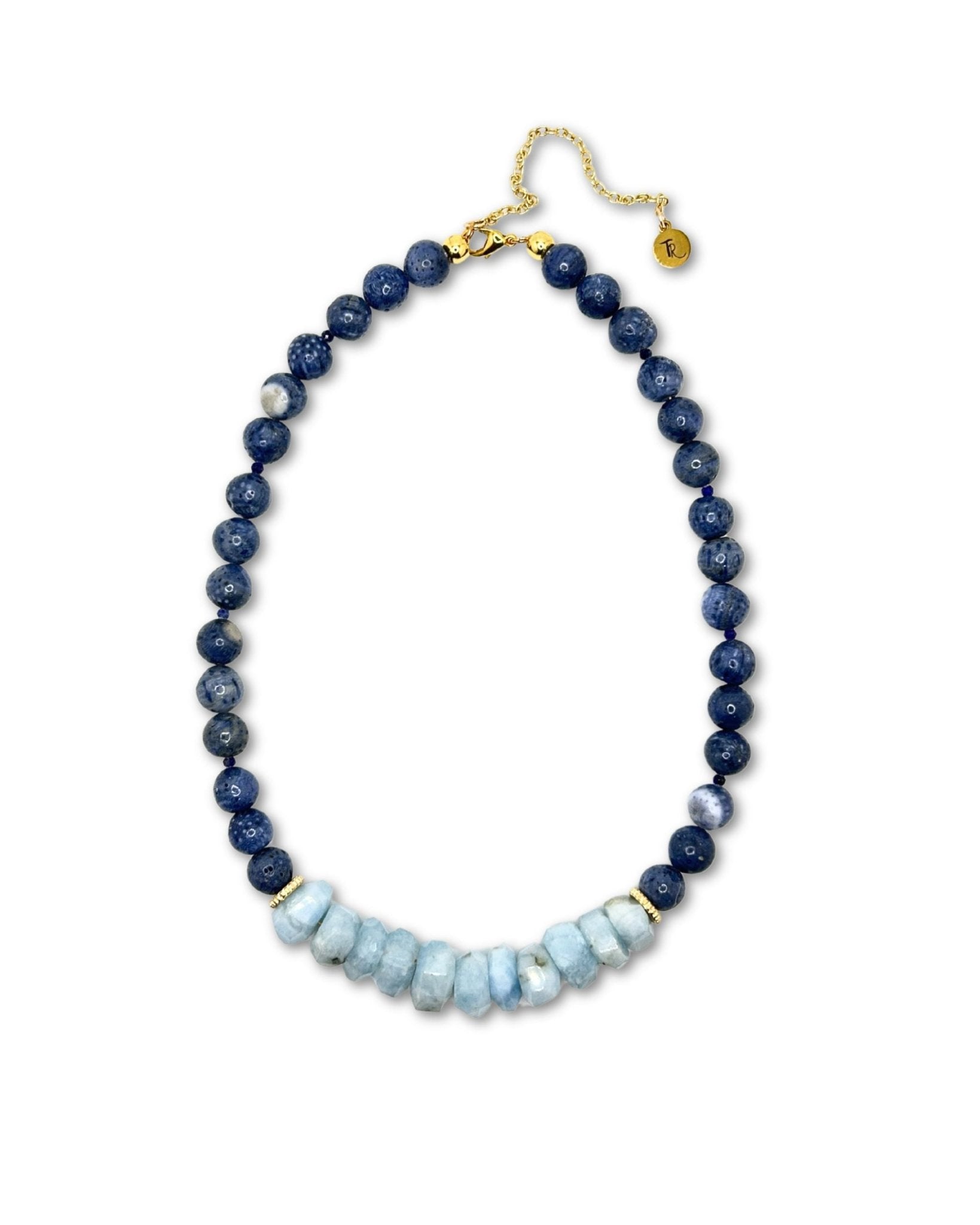 Aquamarine Coral Necklace - T. Randall Jewelry
