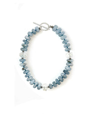 Aquamarine Crystal Collar Necklace - T. Randall Jewelry