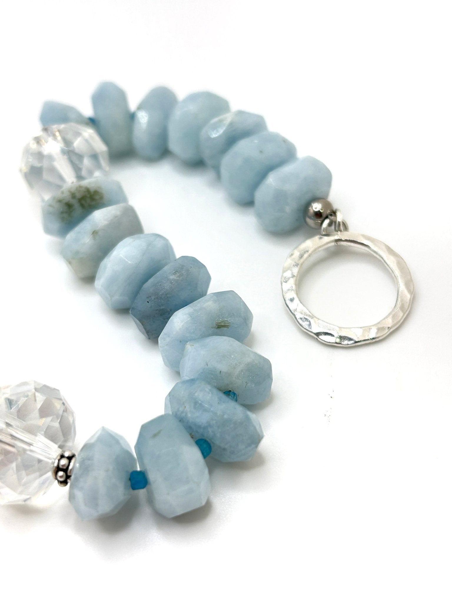 Aquamarine Crystal Collar Necklace - T. Randall Jewelry