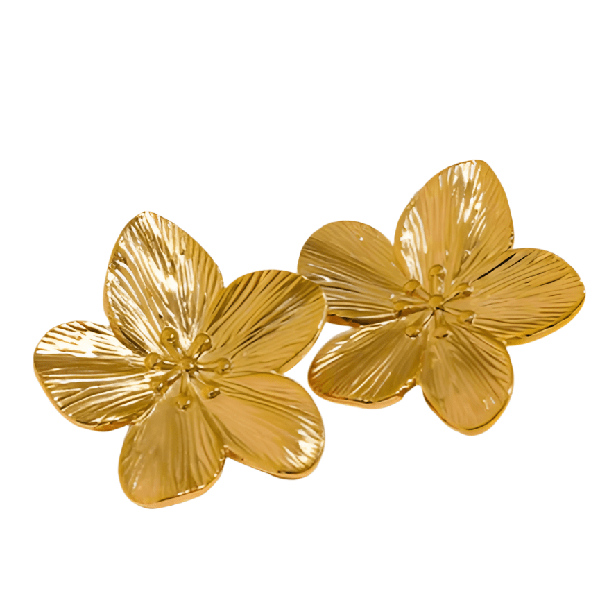 Flower Stud Statement Earrings - T. Randall Jewelry