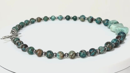 African Turquoise Amazonite Necklace