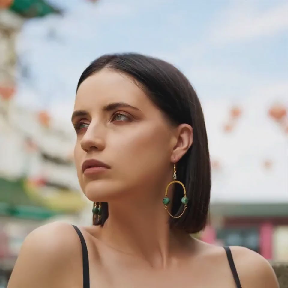 Load video: Carmina Earring