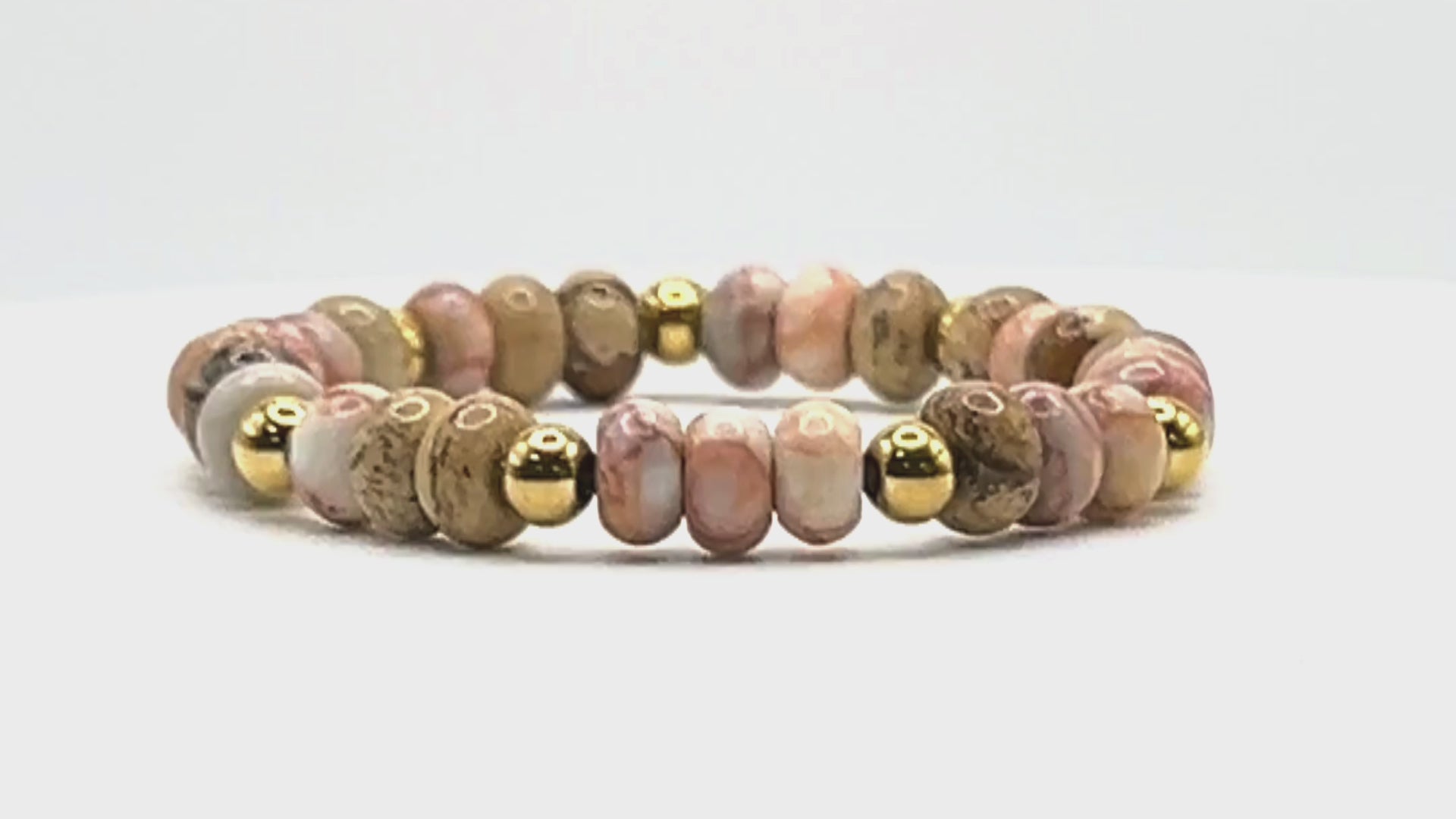 Load video: Picasso Jasper Stretch Bracelet
