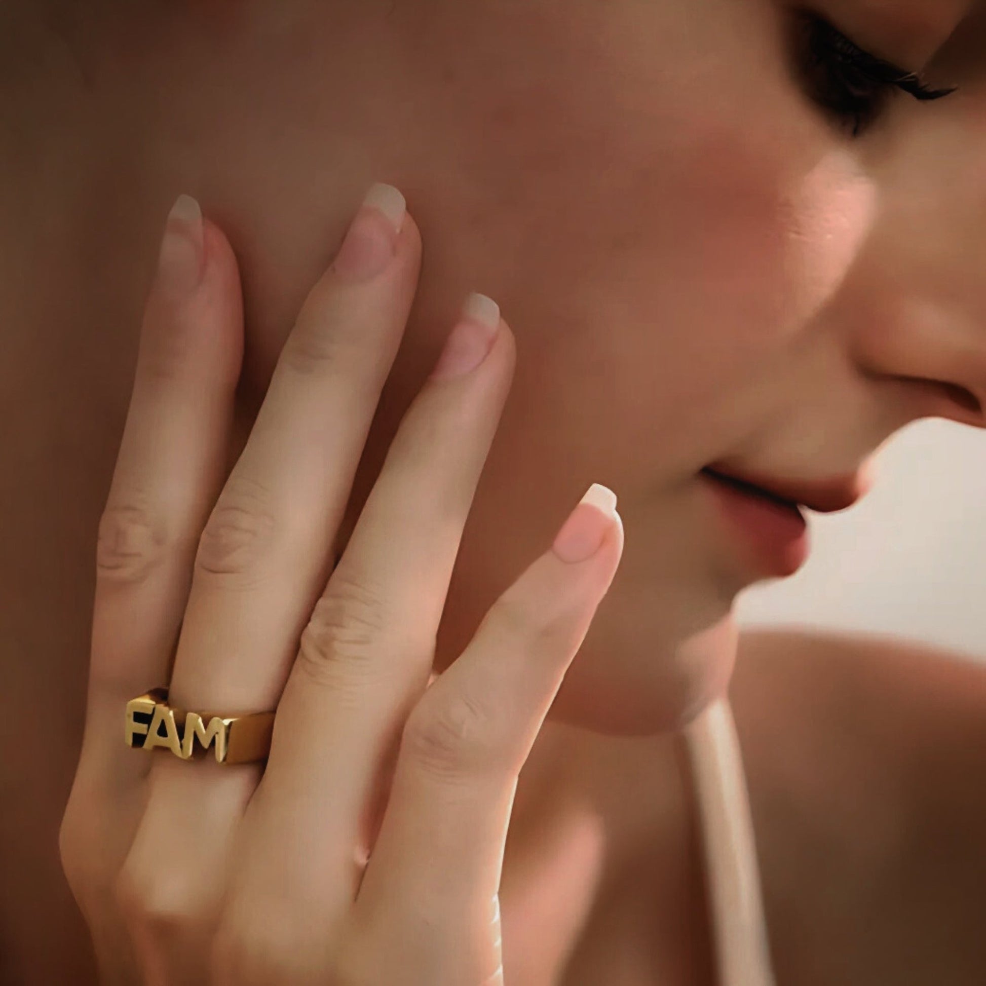 T. Randall Jewelry Family Bonds Ring 18K Gold Plate - T. Randall Jewelry