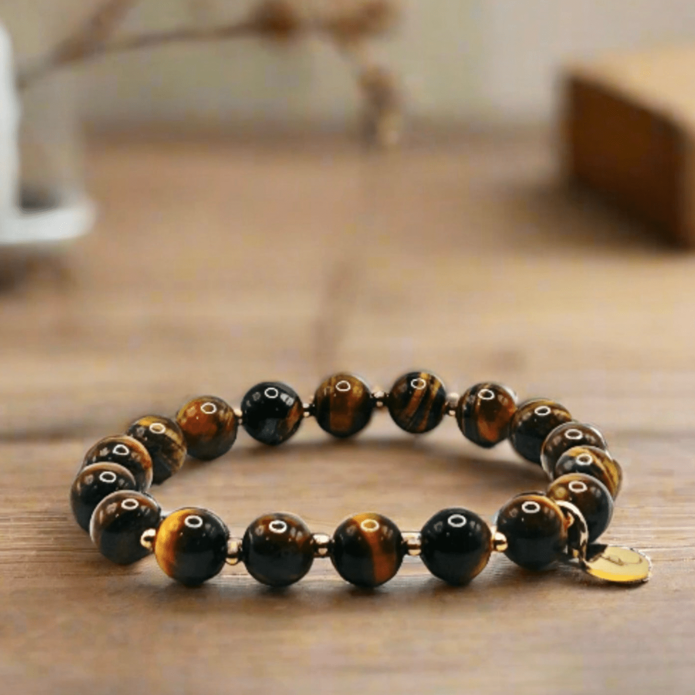 Tiger's Eye Beaded Stretch Bracelet - T. Randall Jewelry