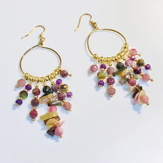 Tourmaline Statement Earrings - T. Randall Jewelry